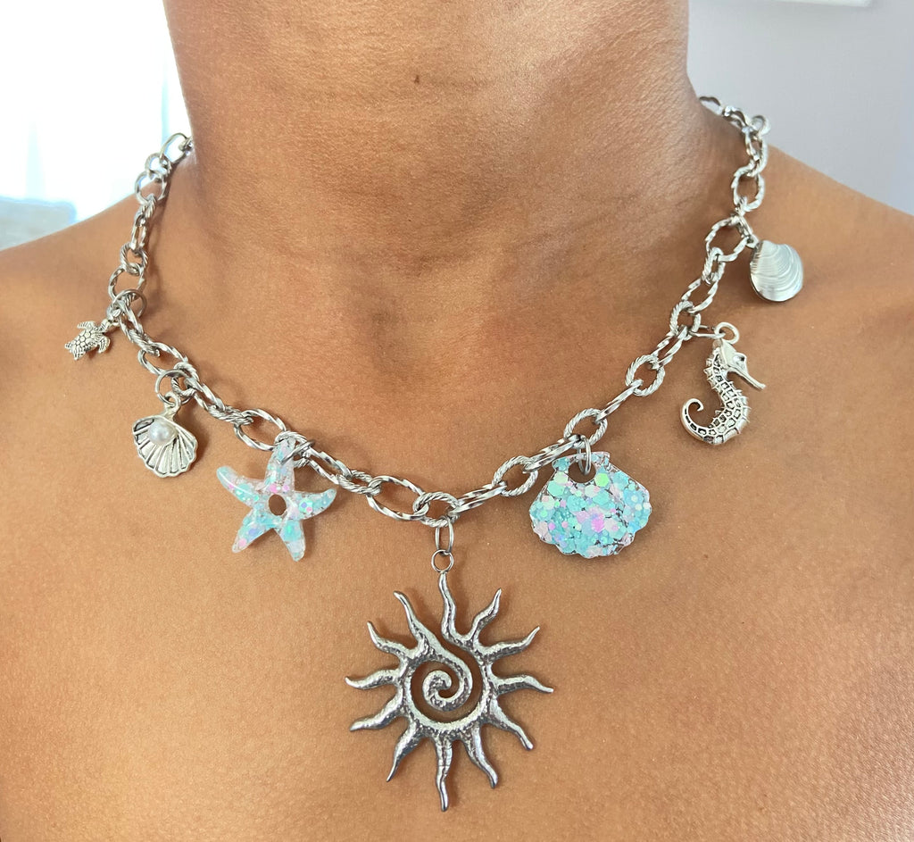 Collier Bora Bora argenté