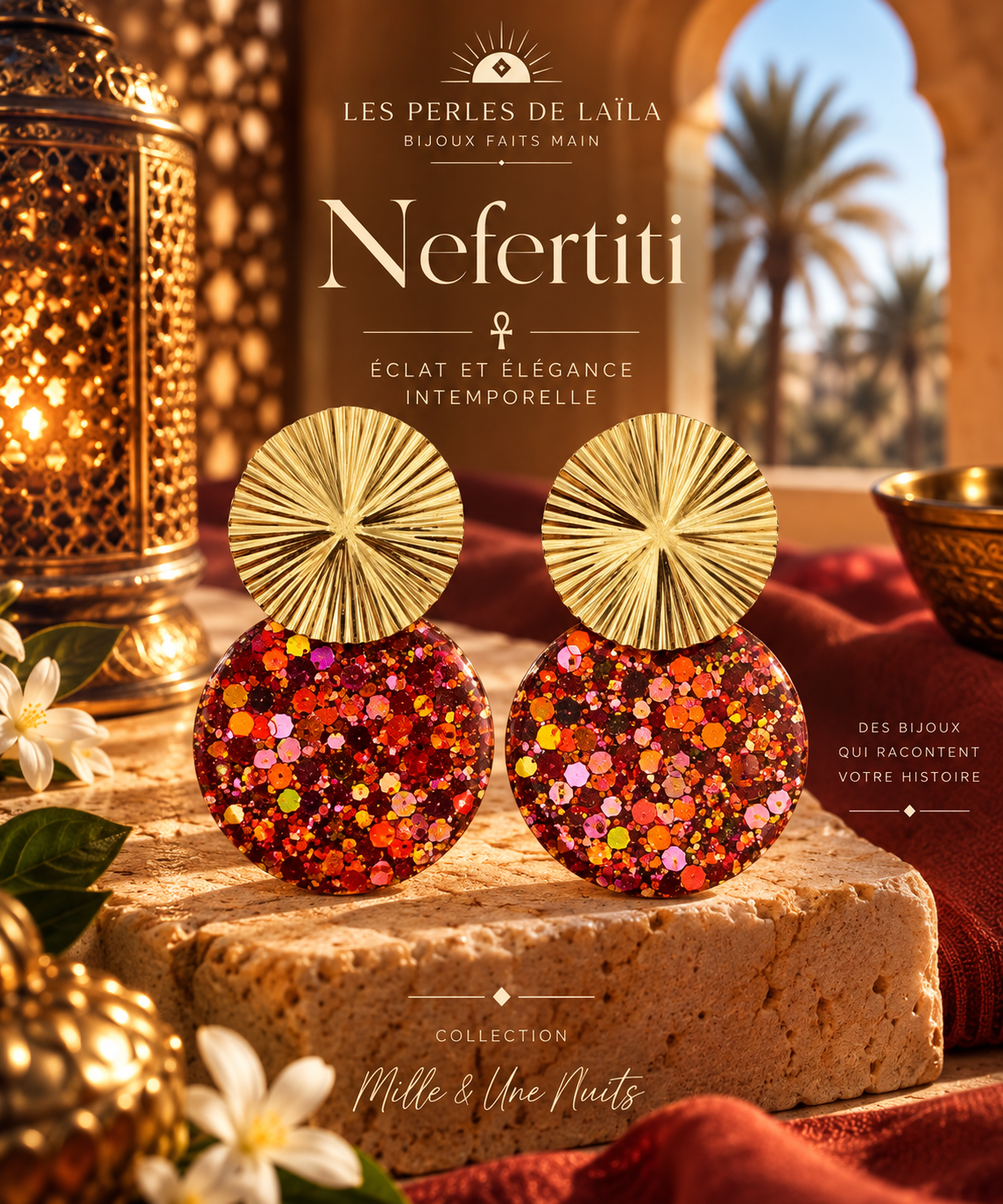 Collection Nefertiti - plusieurs couleurs disponibles