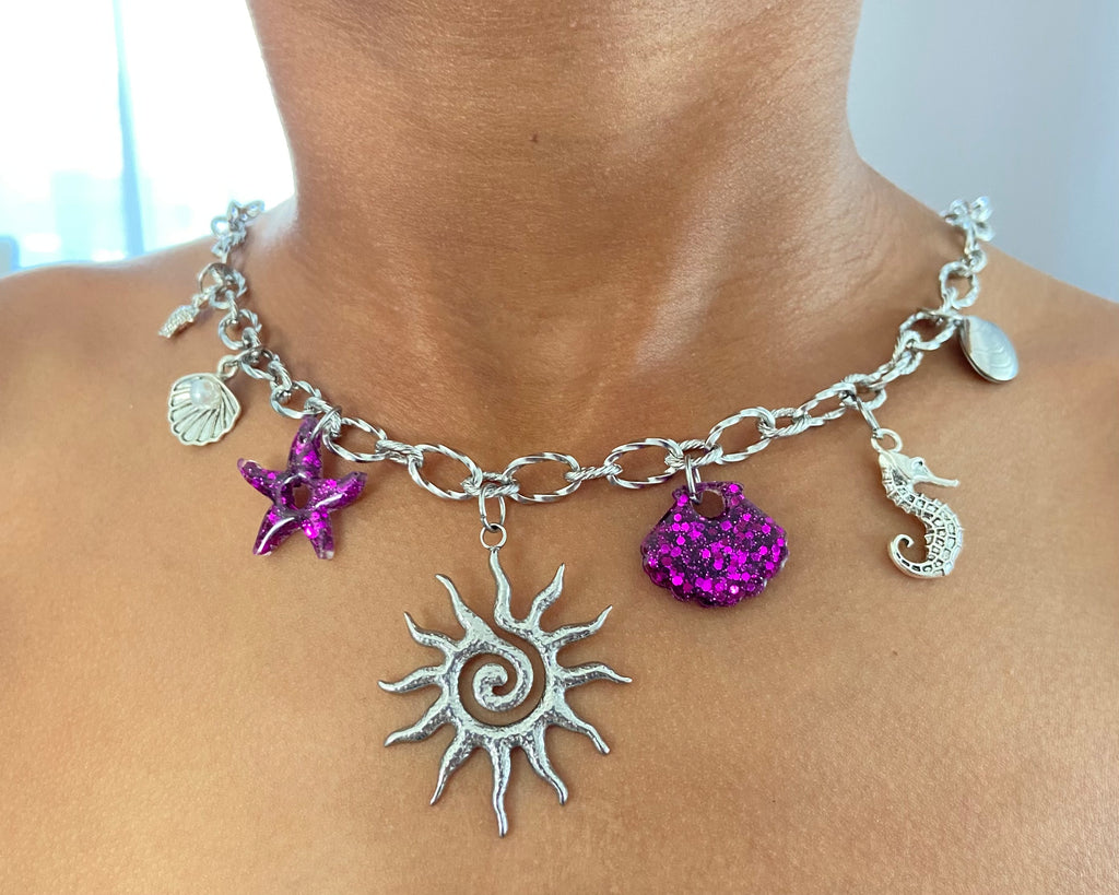 Collier Malibu argenté