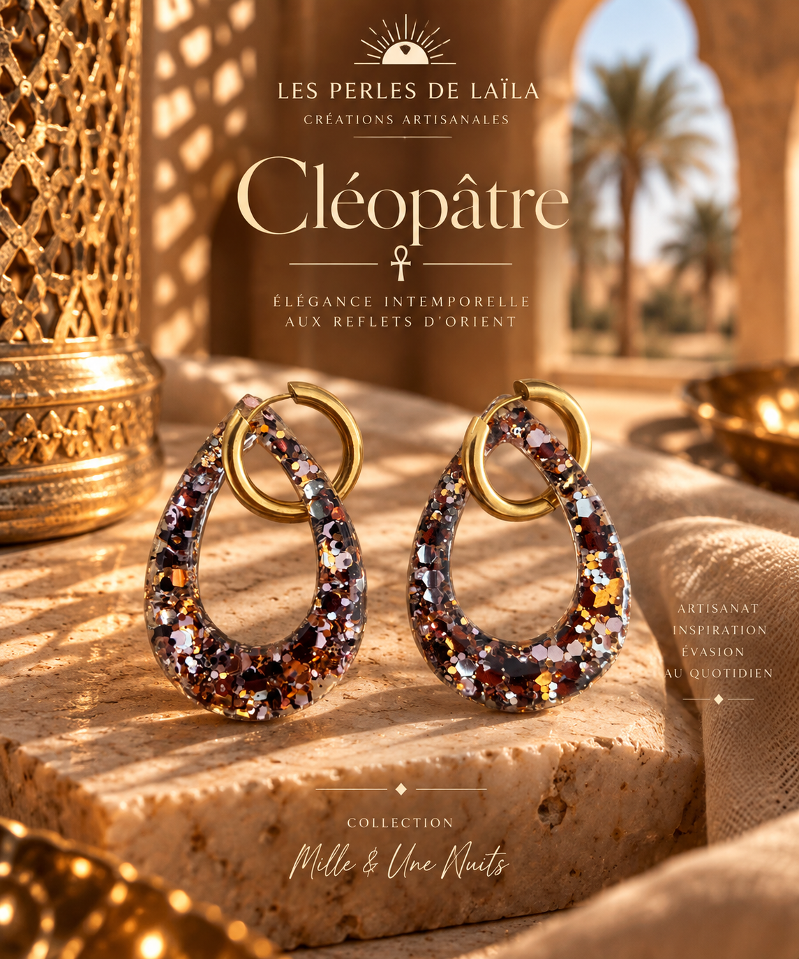 Collection Cléopâtre - plusieurs couleurs disponibles