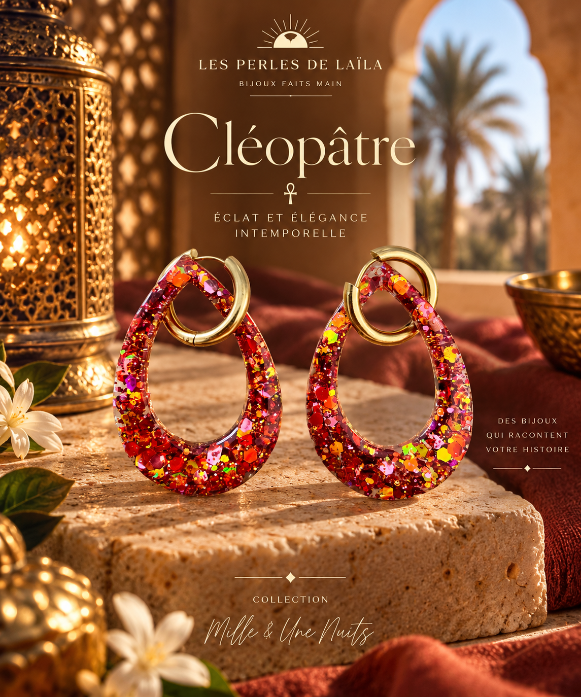 Collection Cléopâtre - plusieurs couleurs disponibles