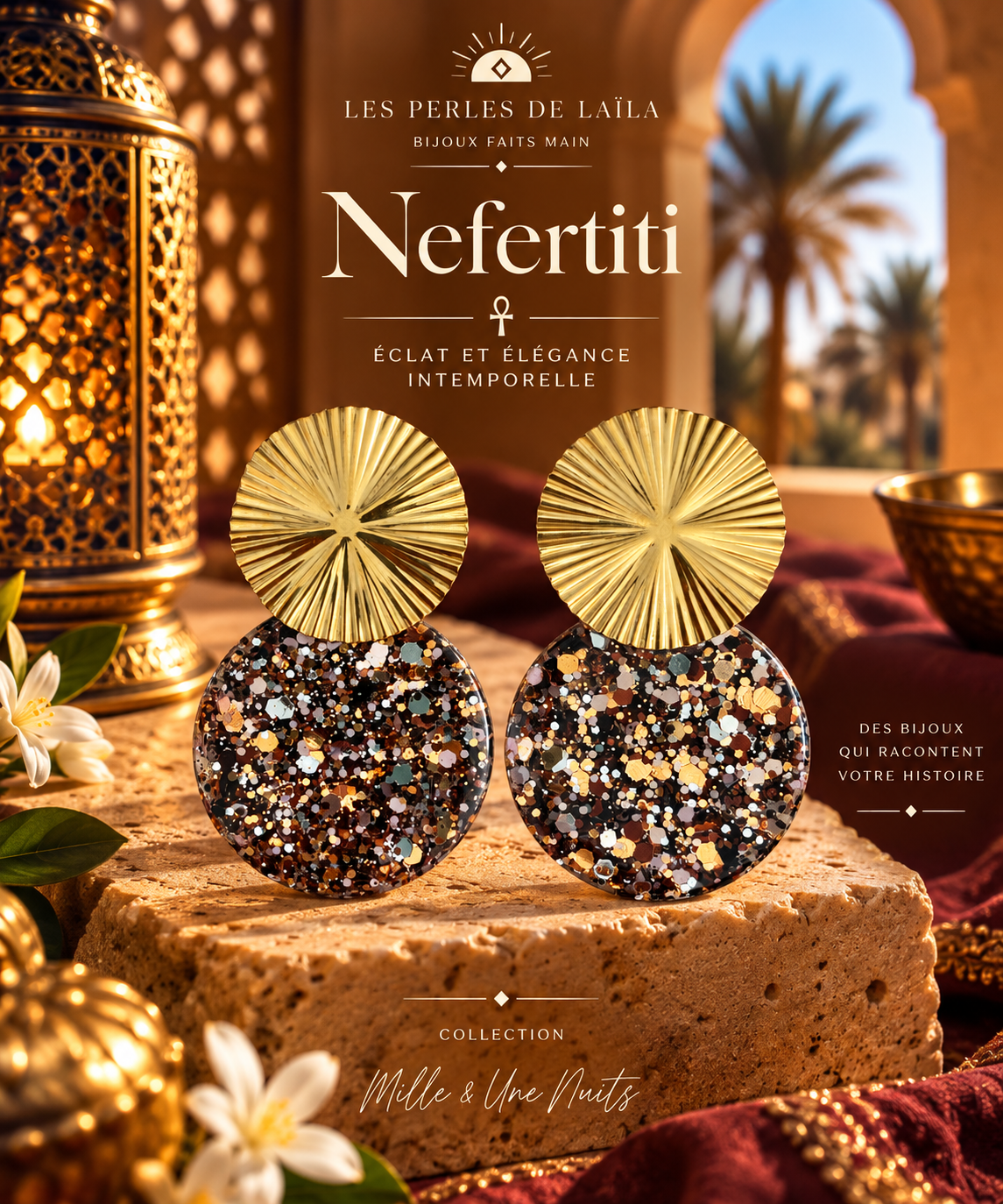 Collection Nefertiti - plusieurs couleurs disponibles