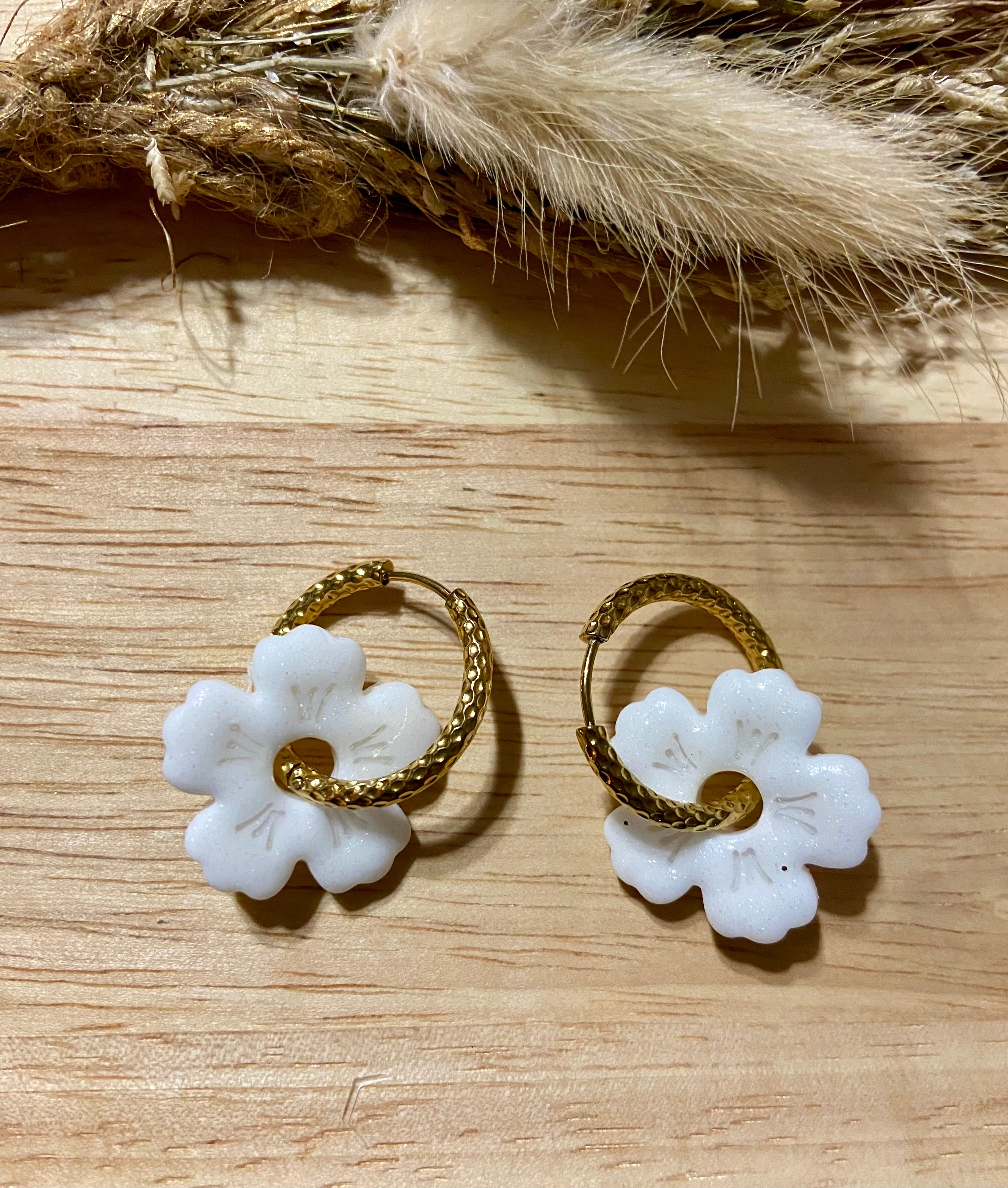 Fleurs Hibiscus 25 mm - plusieurs couleurs disponibles