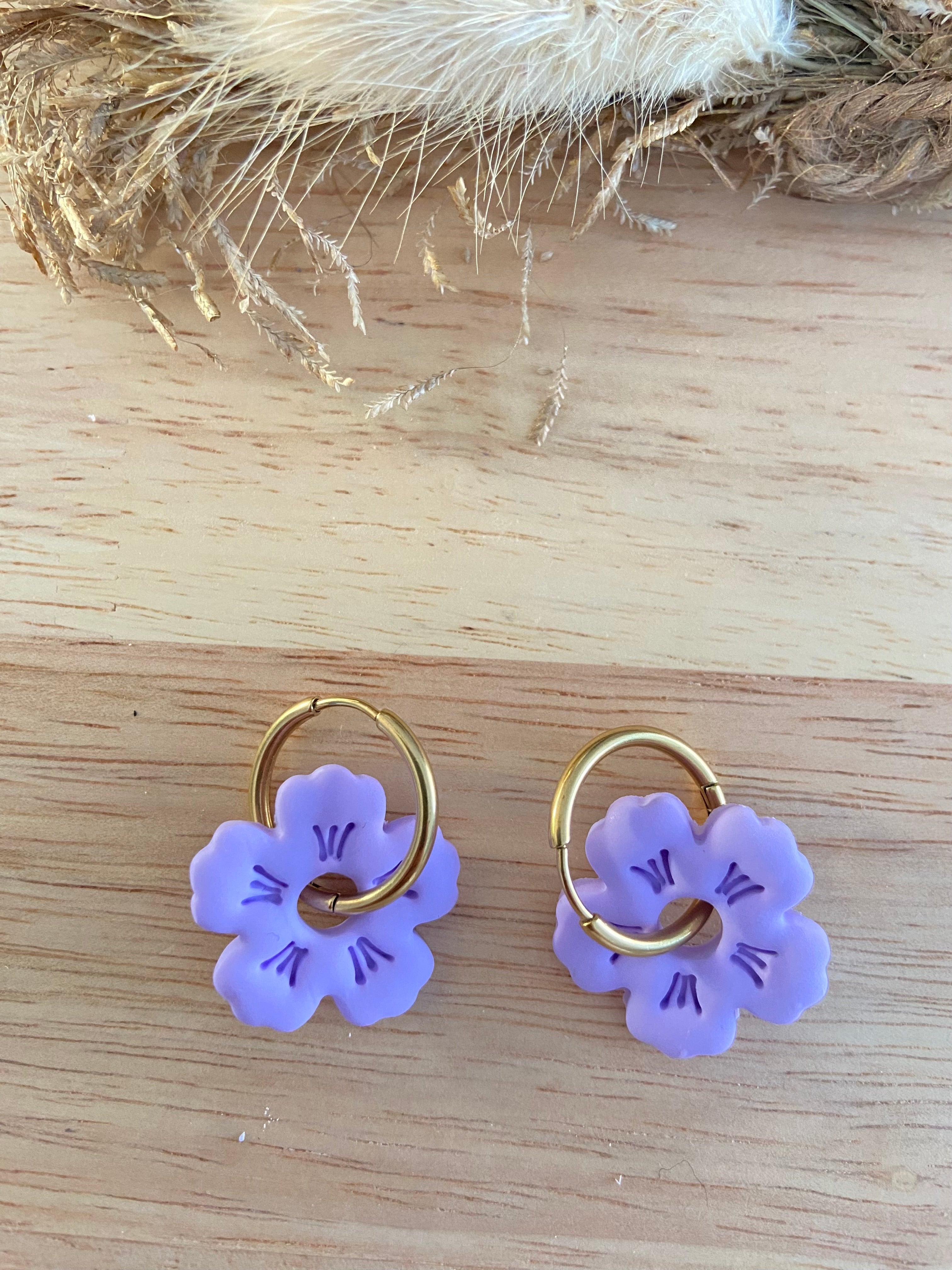 Fleurs Hibiscus 25 mm - plusieurs couleurs disponibles