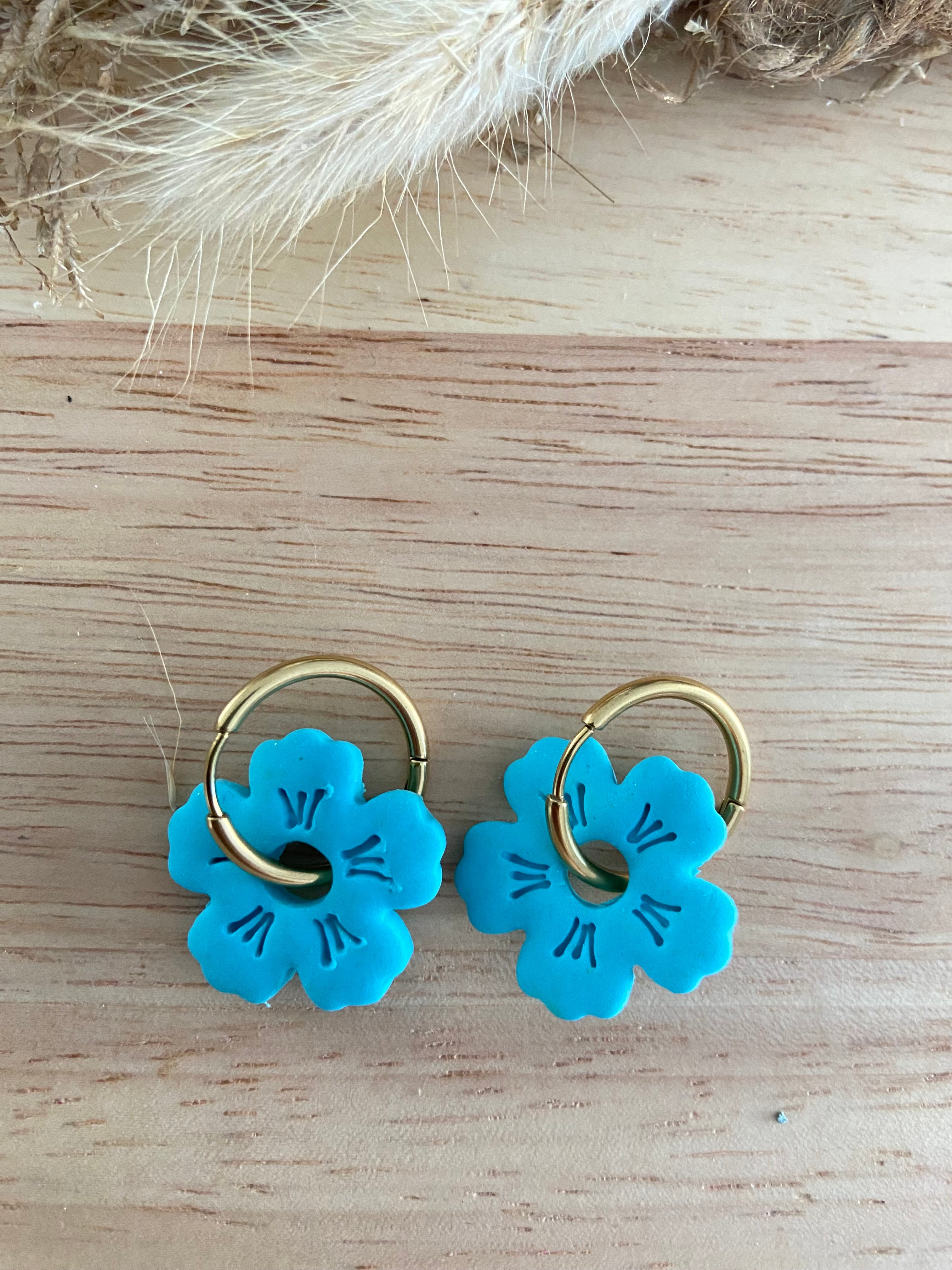 Fleurs Hibiscus 25 mm - plusieurs couleurs disponibles