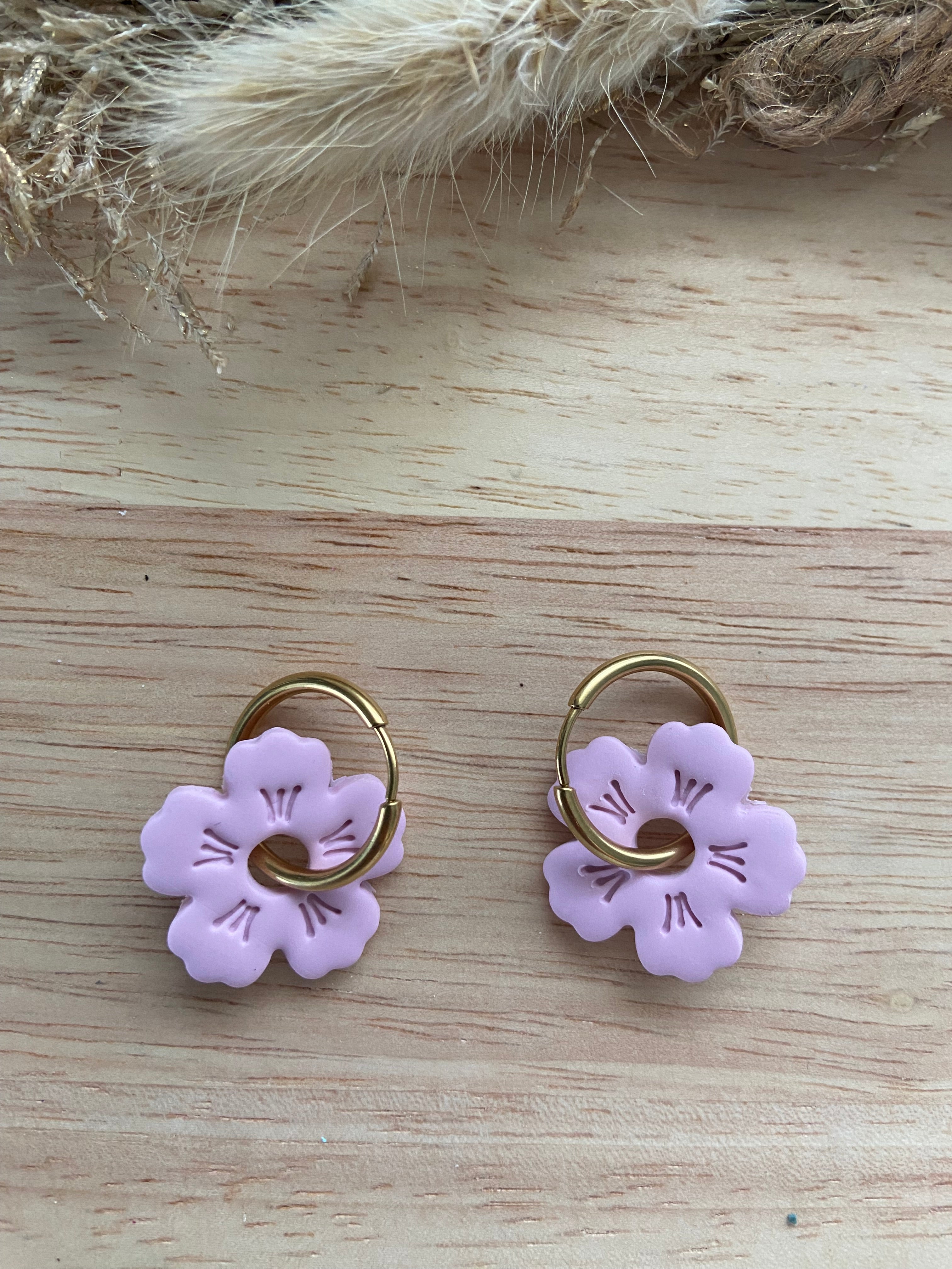 Fleurs Hibiscus 25 mm - plusieurs couleurs disponibles