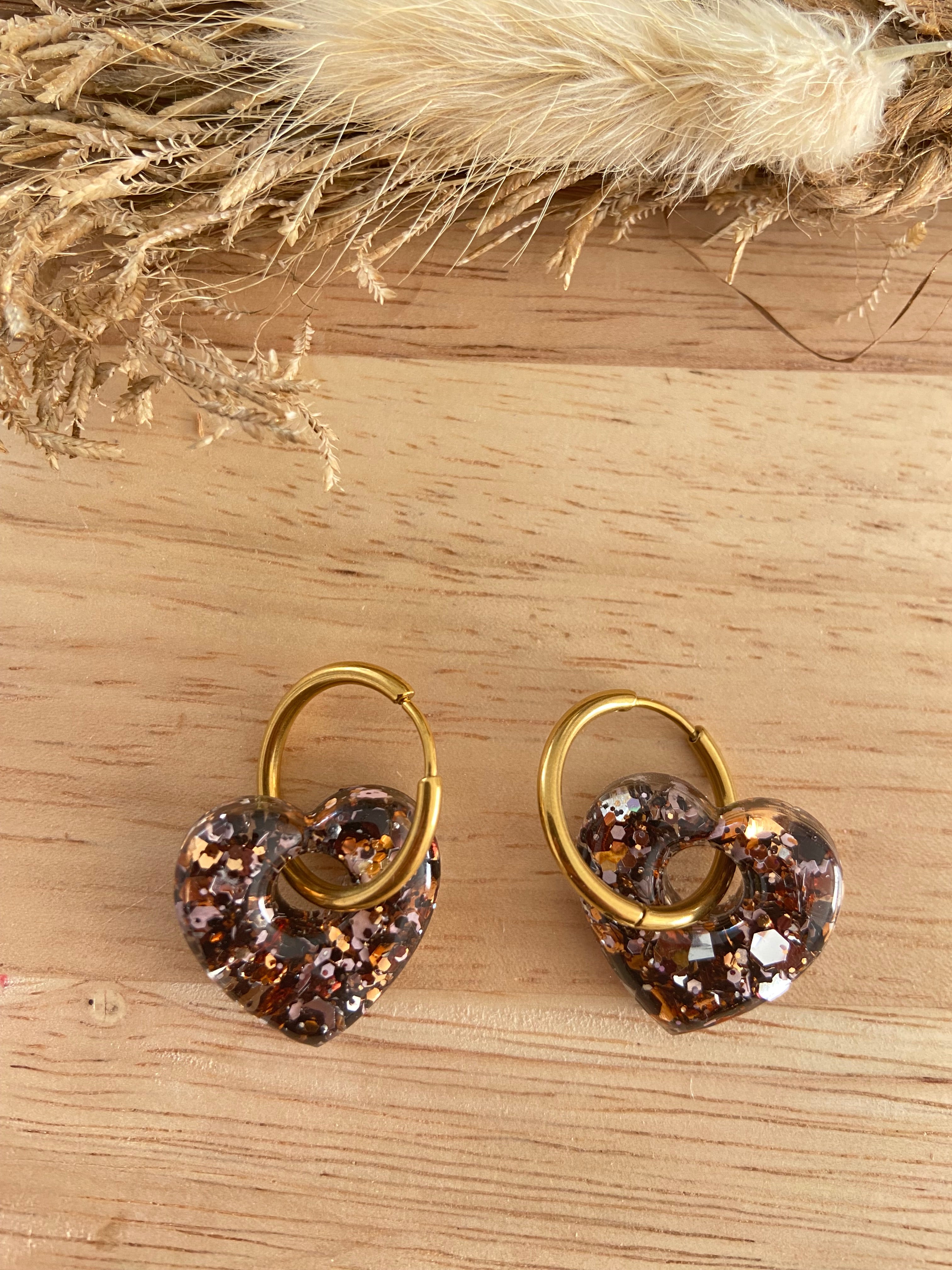 Coeurs 20mm - plusieurs couleurs disponibles