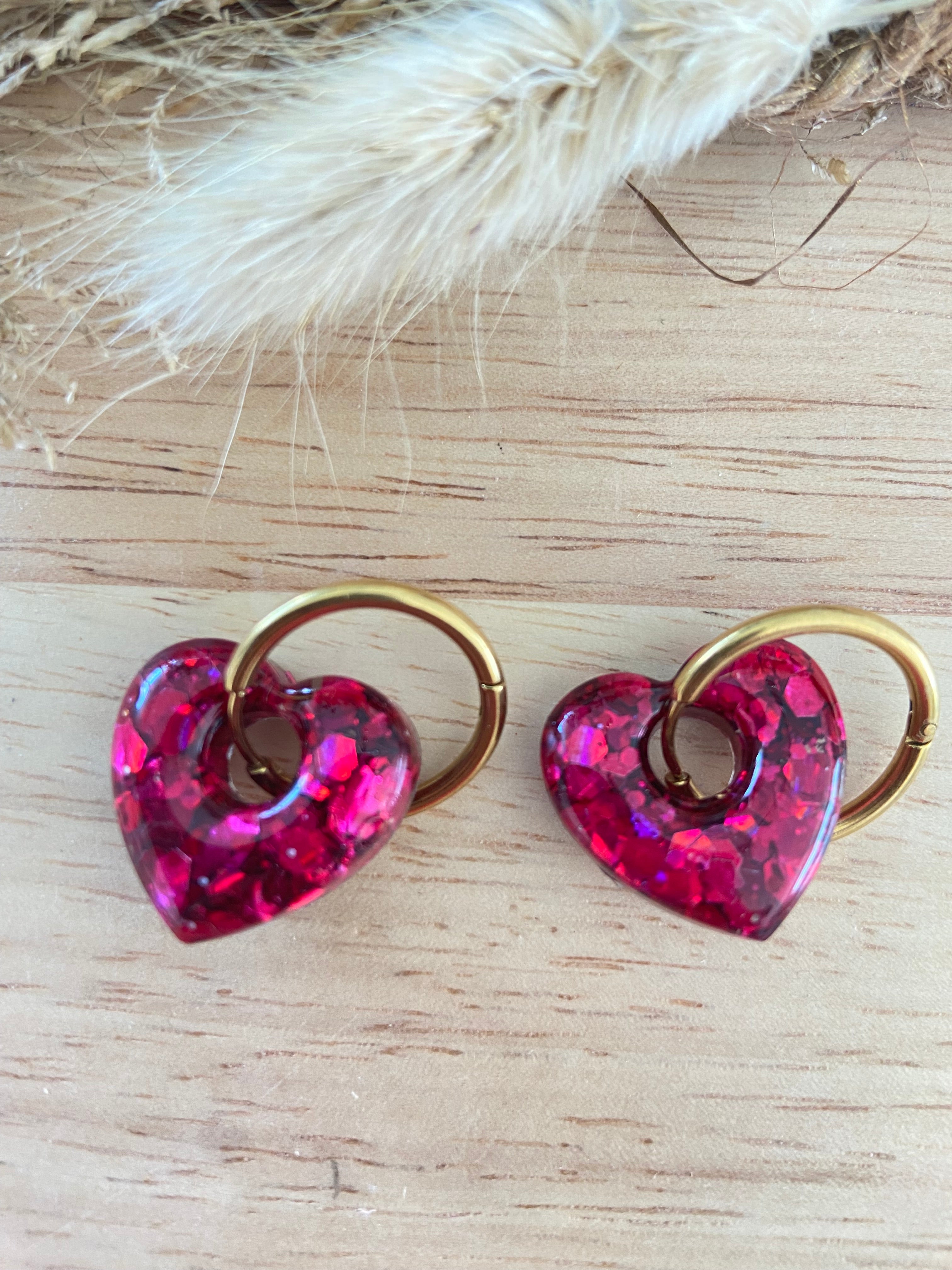 Coeurs 20mm - plusieurs couleurs disponibles