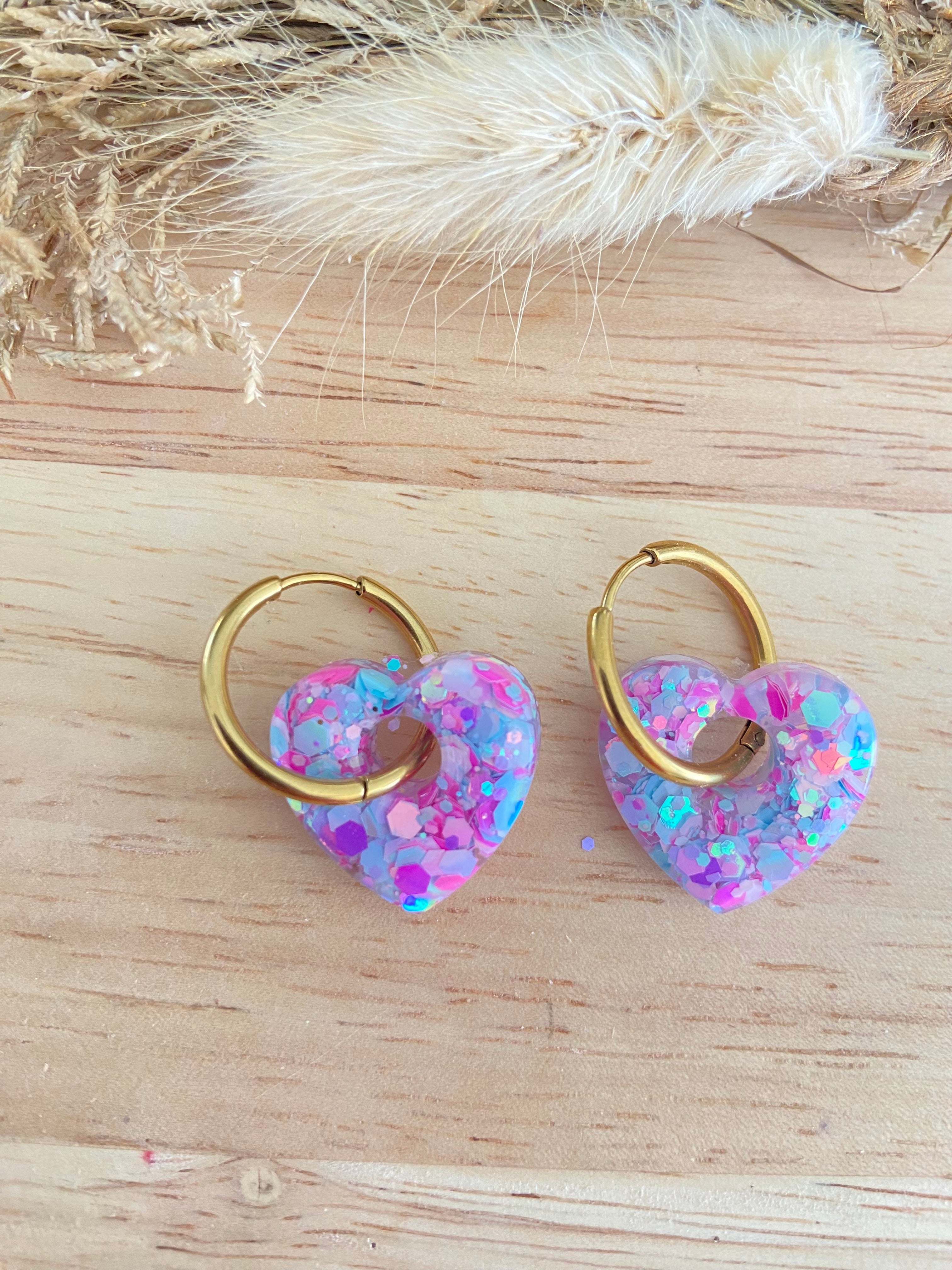 Coeurs 20mm - plusieurs couleurs disponibles