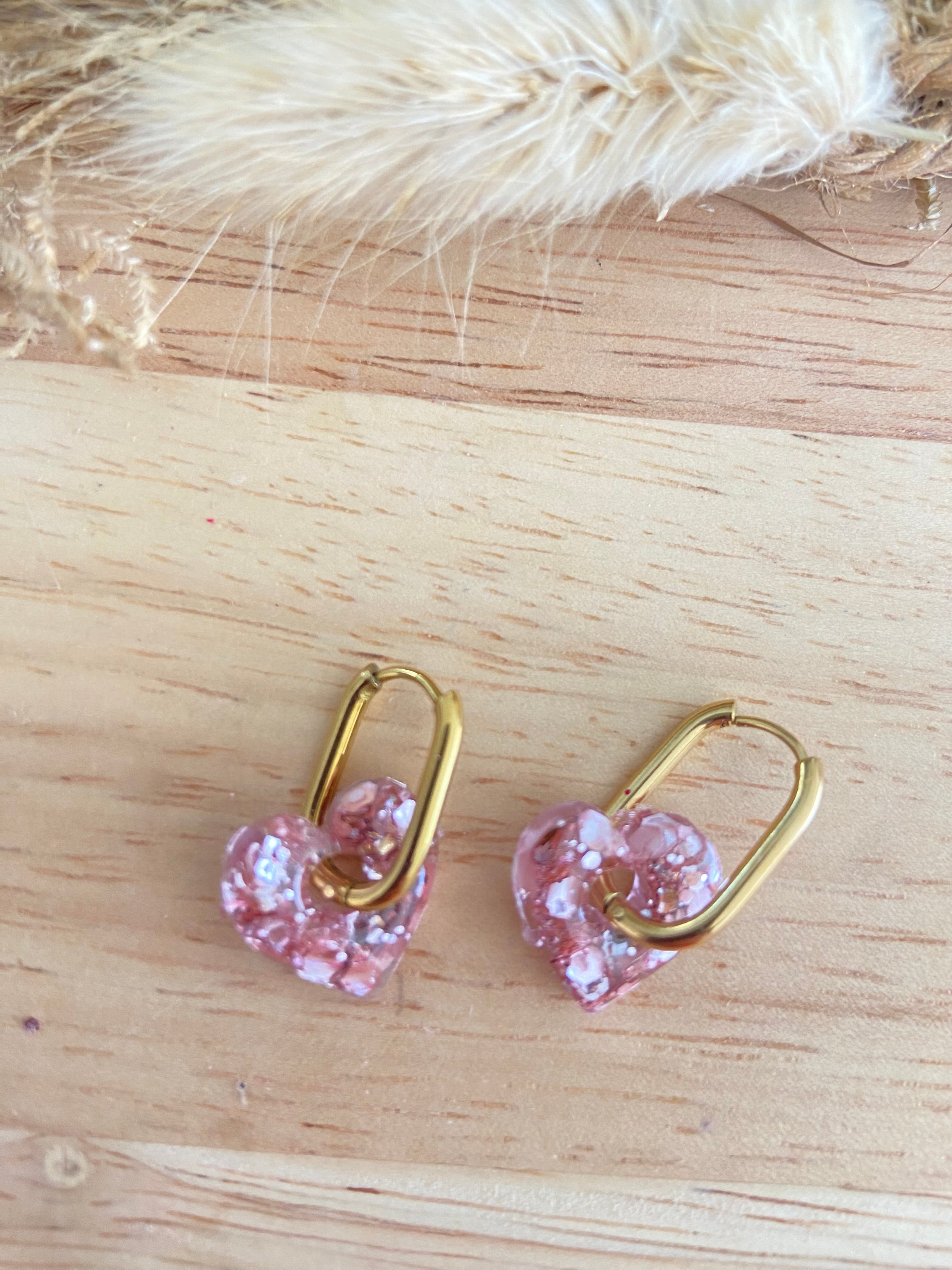 Coeurs 15mm - plusieurs couleurs disponibles